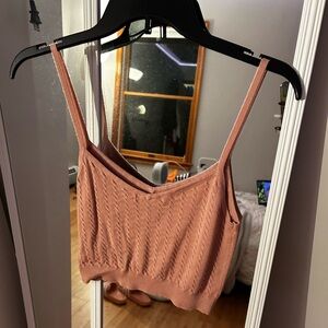 pinkish crop tank. forever21